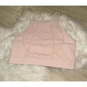 Zella Body Seamless Sport Bra Racerback Unlined Wire Free Womens XL XLarge Pink
